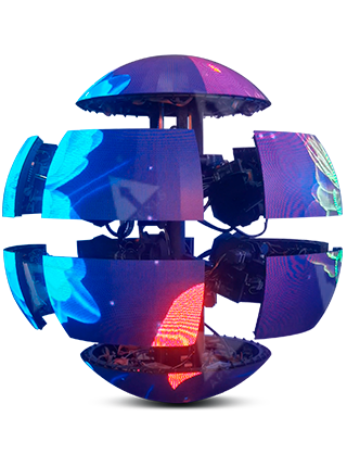 Telescopic Sphere Display